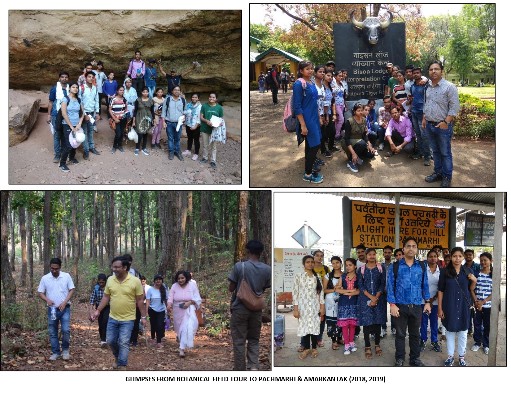 BOTANY DEPARTMENT EXCURSION PACHMARHI