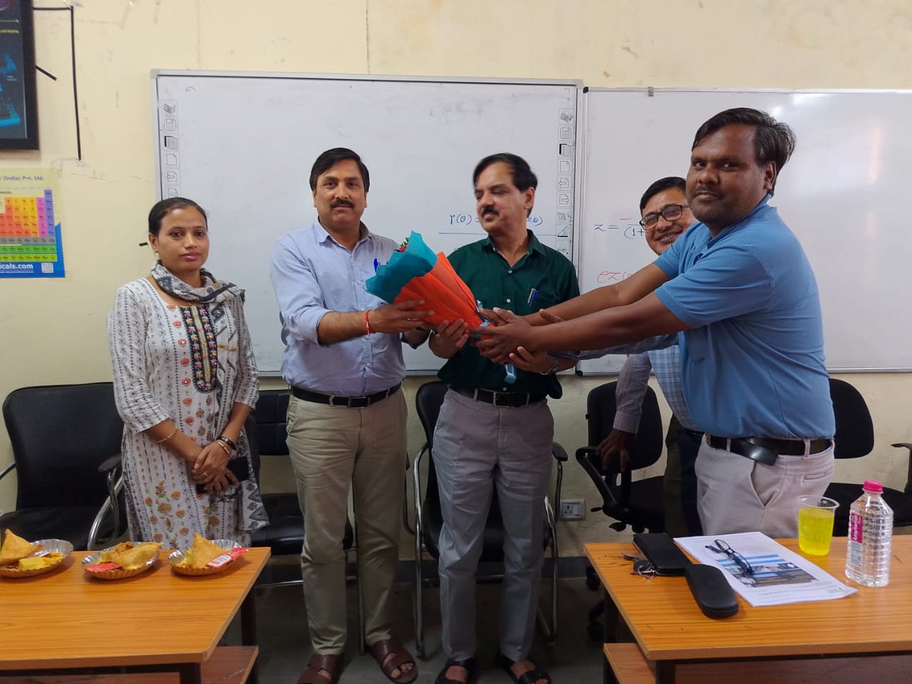 Department Welcomes Prof. Sheo Kumar Mishra as HOD and Expresses Gratitude to Prof. Aalok Pandya Sir