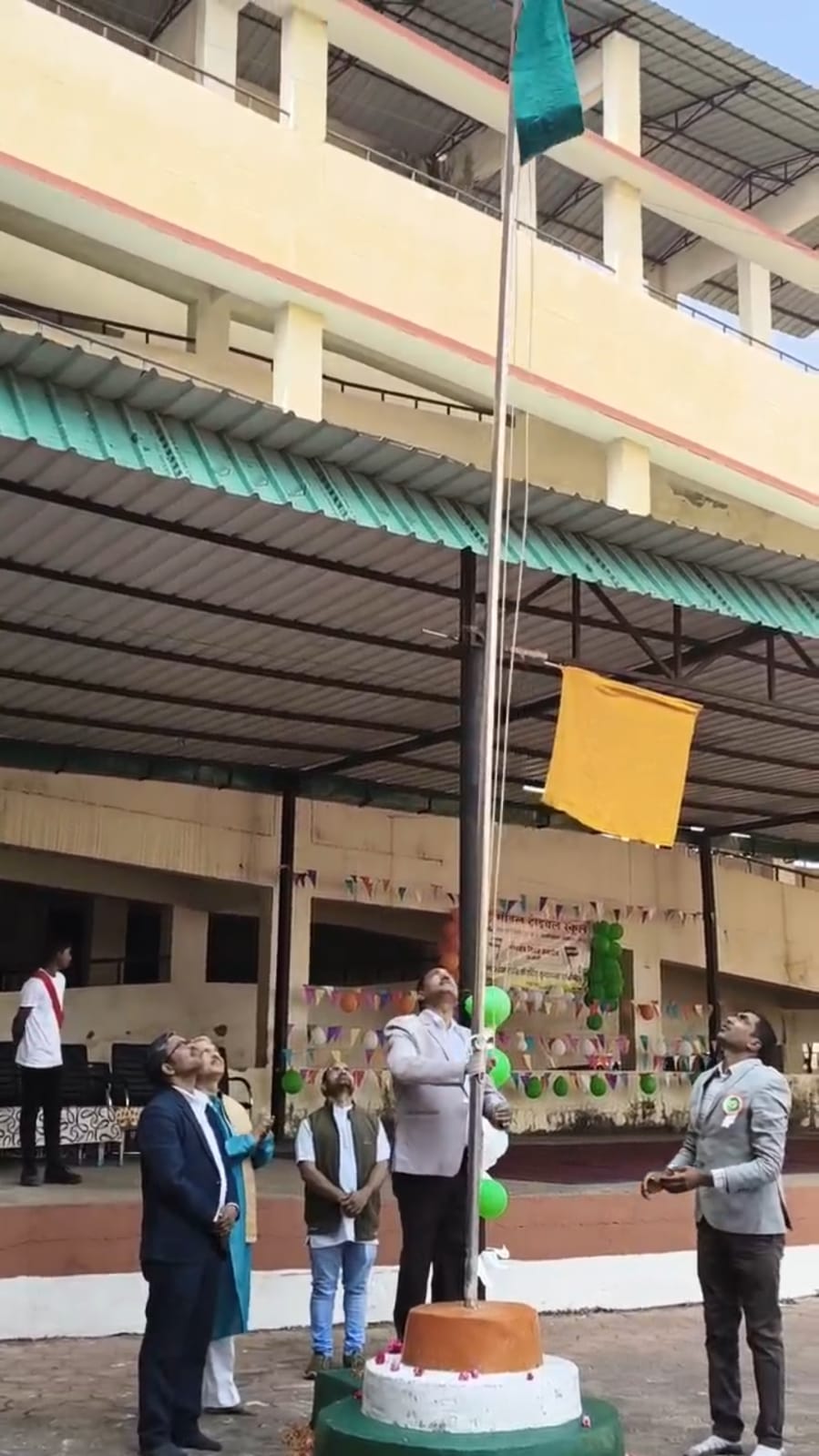 FLAG UNFURLING (REPUBLIC DAY CELEBRATION)