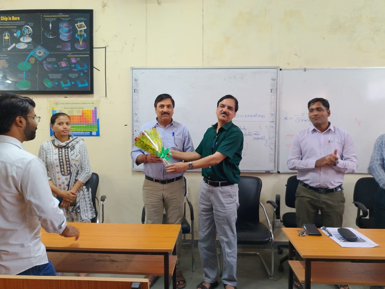 Heartiest congratulations to Prof. Sheo Kumar Mishra Sir on taking charge as Head of Department (HOD