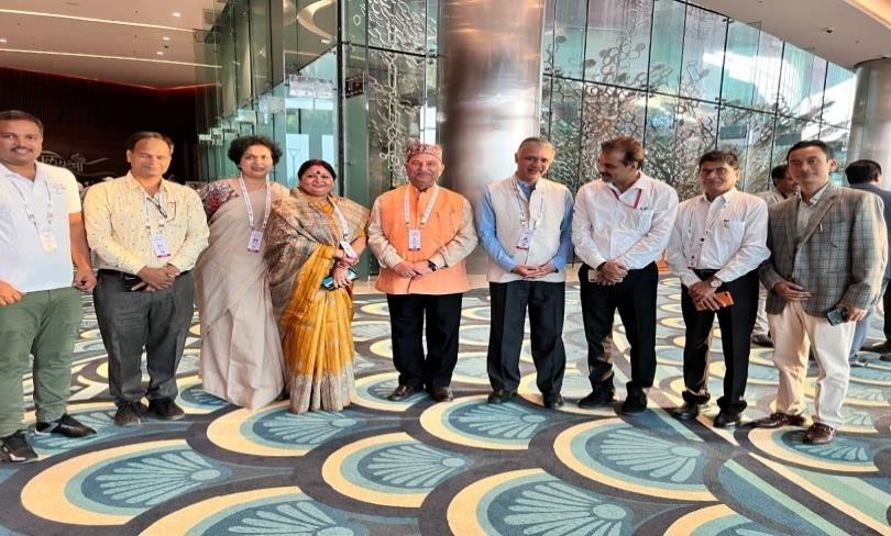  IGNTU Team at G20 University Connect Finale (Bharatmandapam, New Delhi)