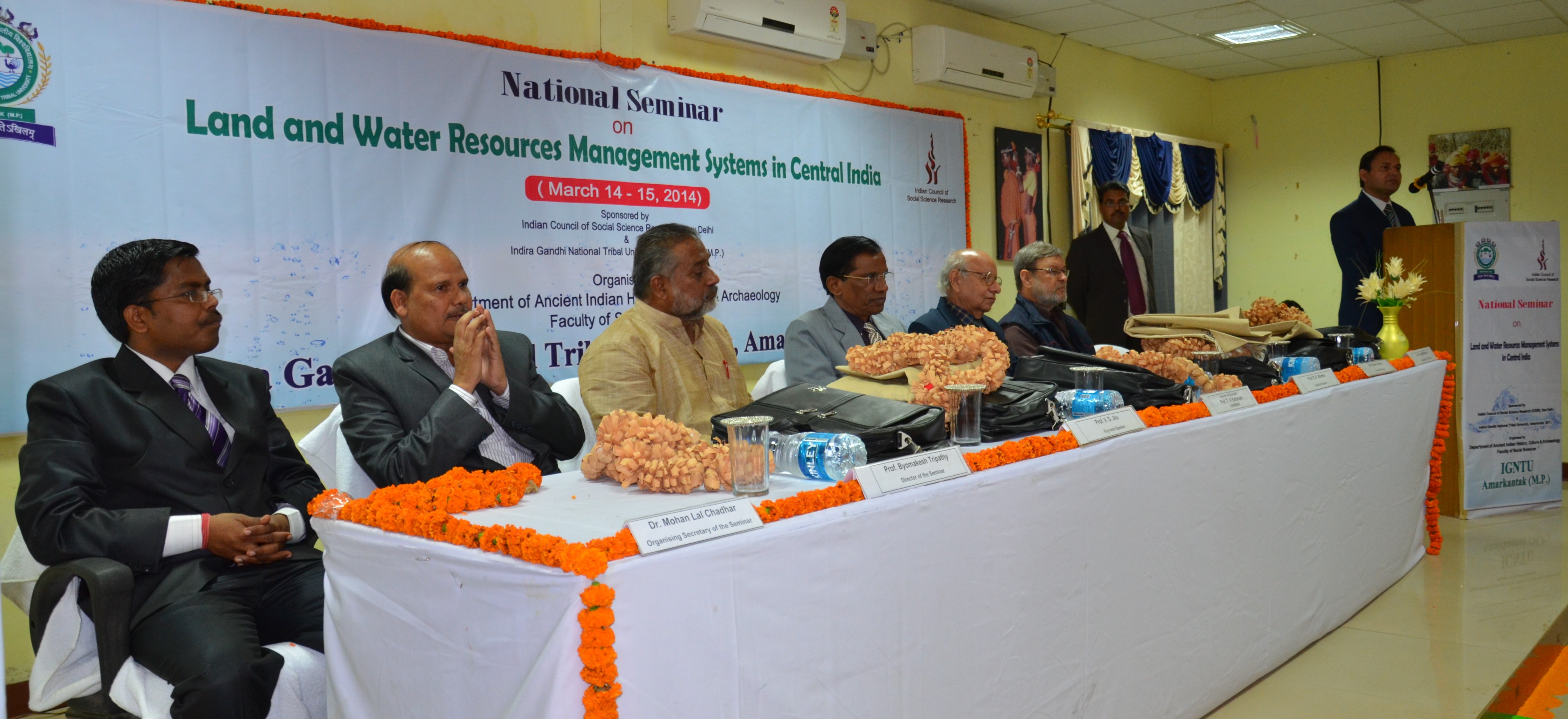 National Seminar on Land and Water resources Management System in Central India	