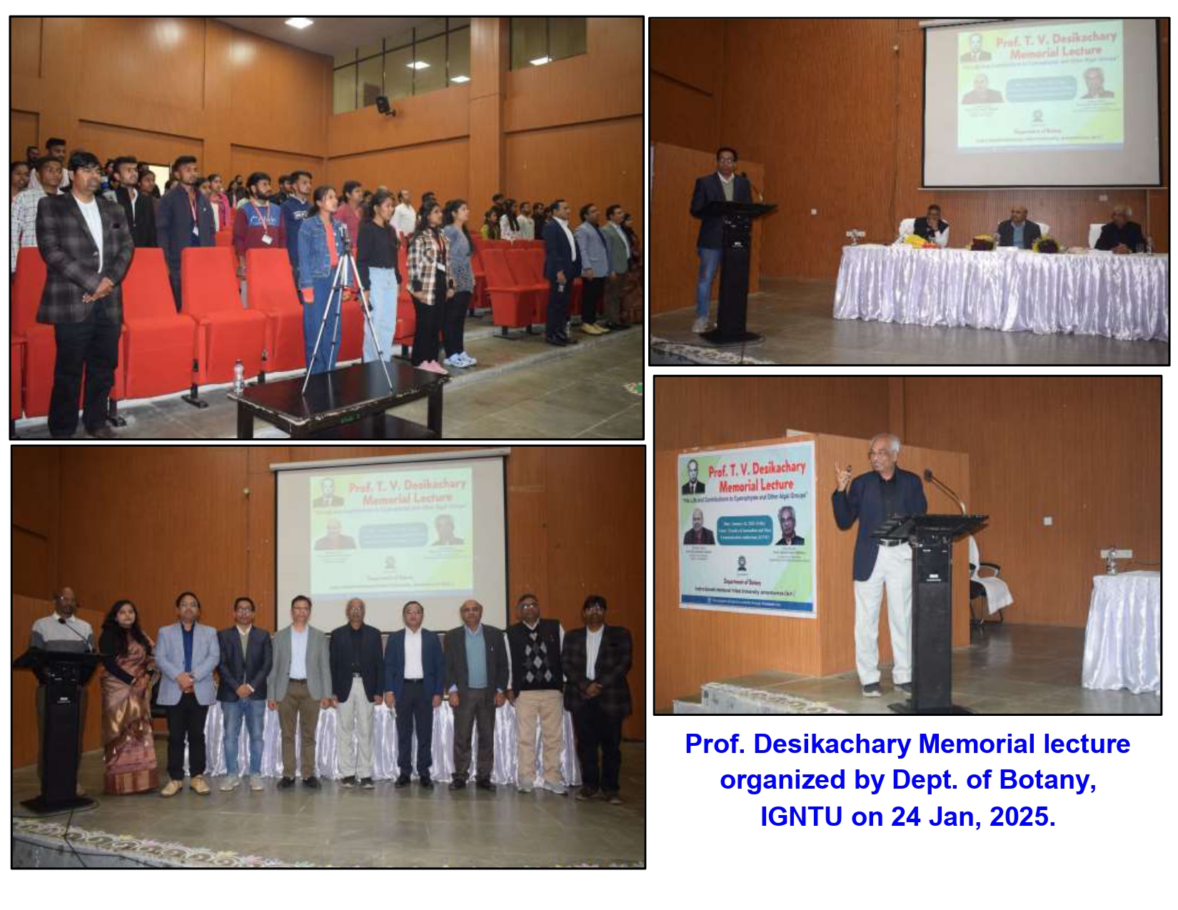 Prof. Desikachary Memorial lecture Photos