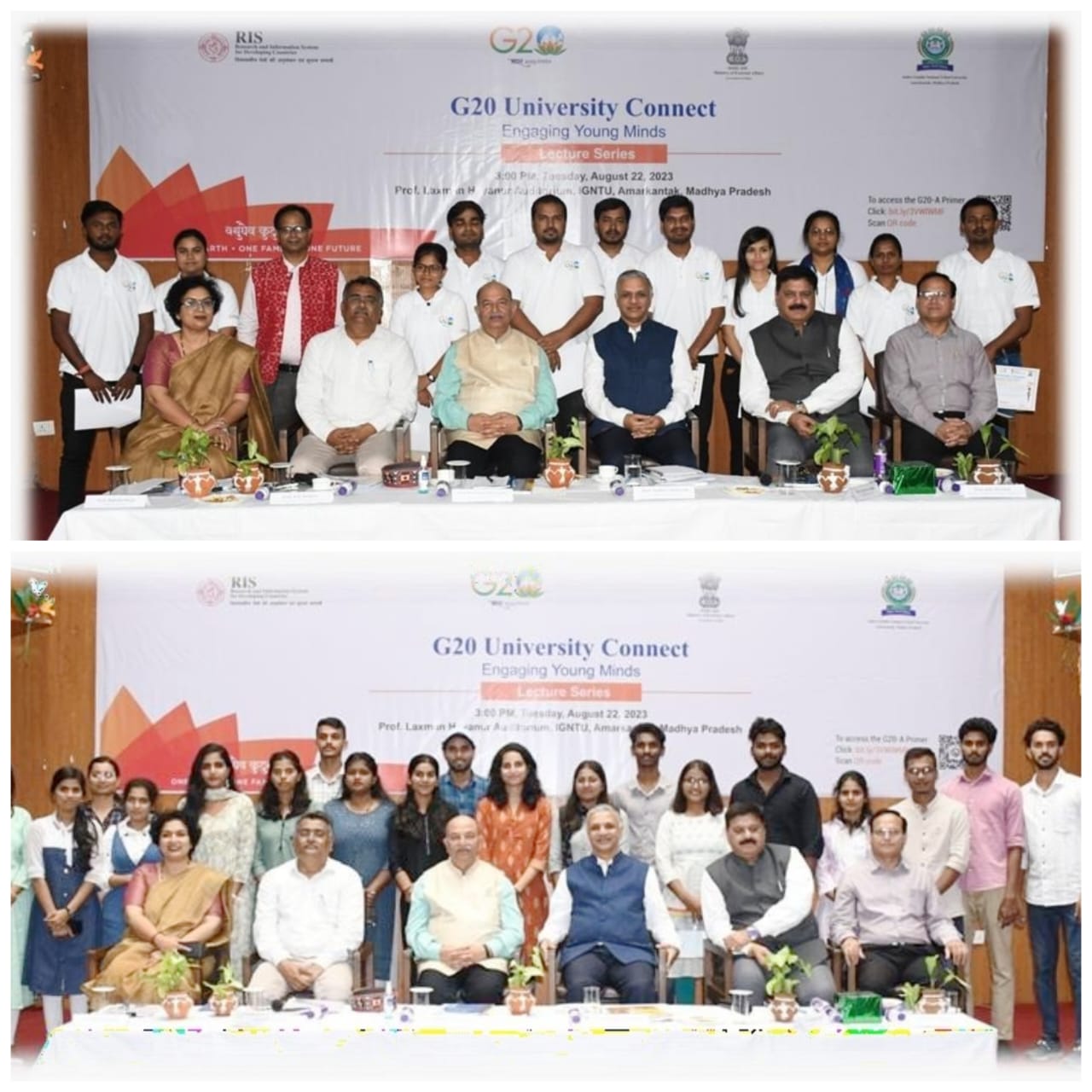 Student’s ,Young Ambassador’,Coordinator & Co-Coordinator of Department of Economics with the Chief 