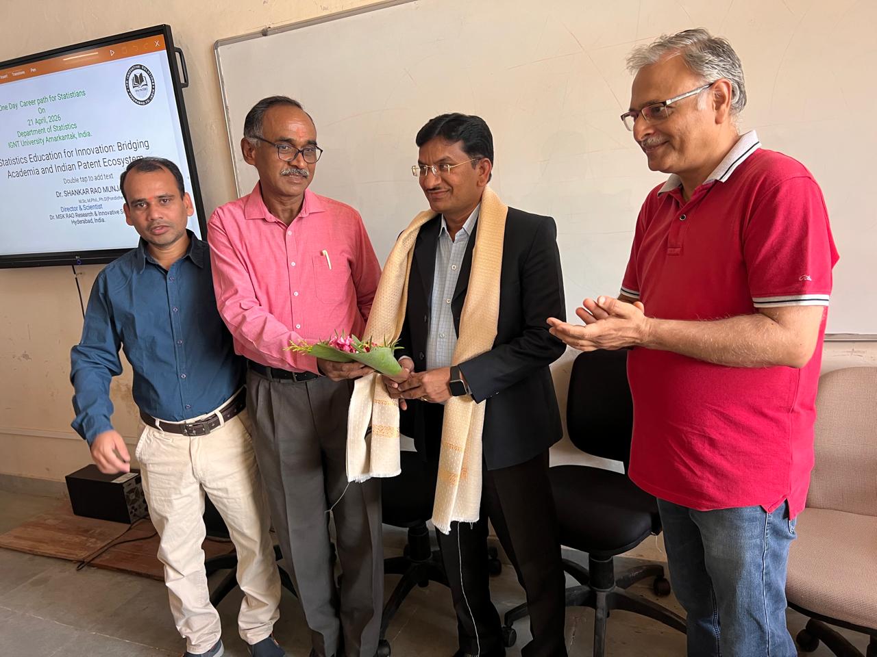 Talk by Dr. Shankar Rao Munjam on Statistics Education for Innovation