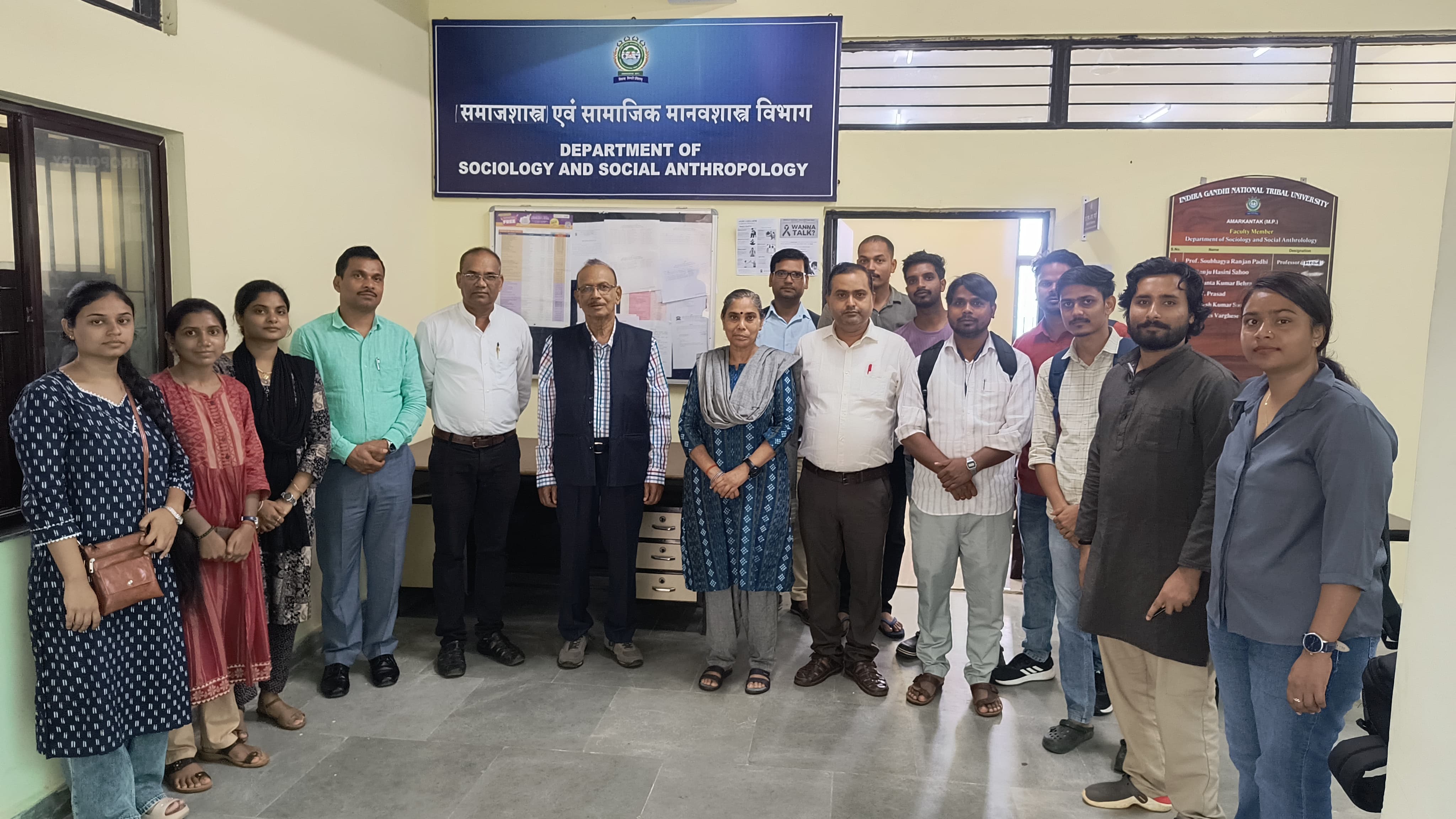 Visit of Professor B.C.Barik (Former Vice -Chancellor Sambalpur University, Odisha)