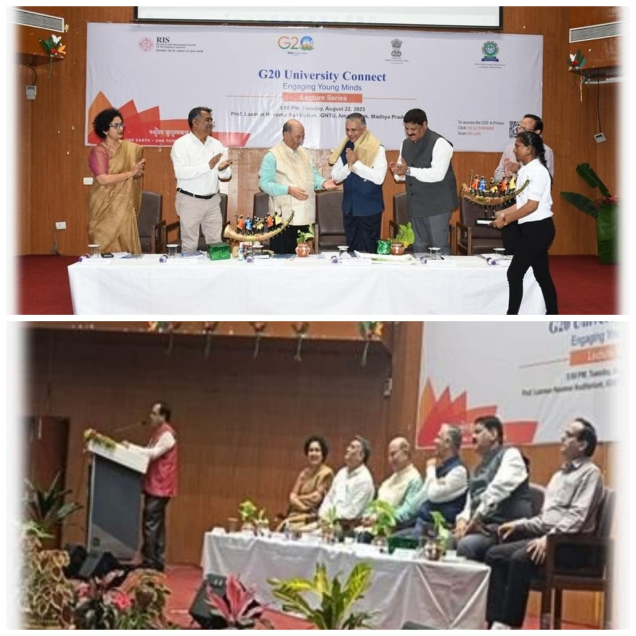 Welcoming  Prof. Sachin Chaturvedi, Director General RIS